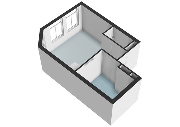 Floor plan - Potgieterstraat 73-3V, 1053 XV Amsterdam 